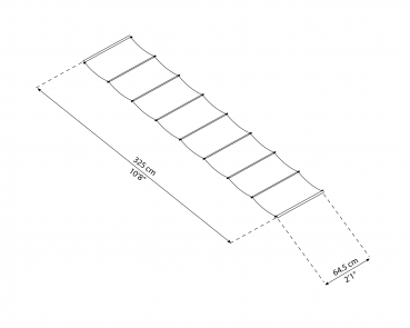 Palram-Canopia Sonnensegel für STOCKHOLM 3.4x7.4 (341x732cm) 10 Bahnen